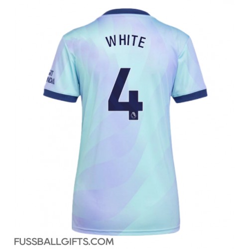 Arsenal Ben White #4 Fußballbekleidung 3rd trikot Damen 2024-25 Kurzarm